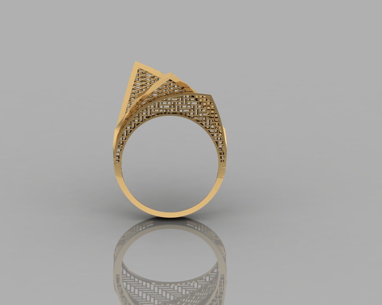 torturial ring 3D print model_14