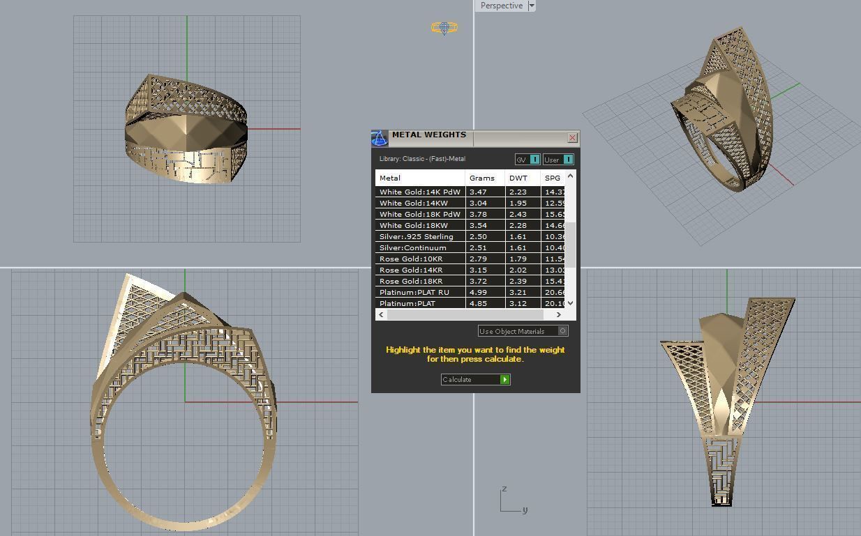 torturial ring 3D print model_19