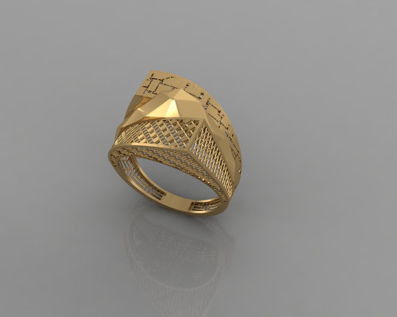torturial ring 3D print model_2