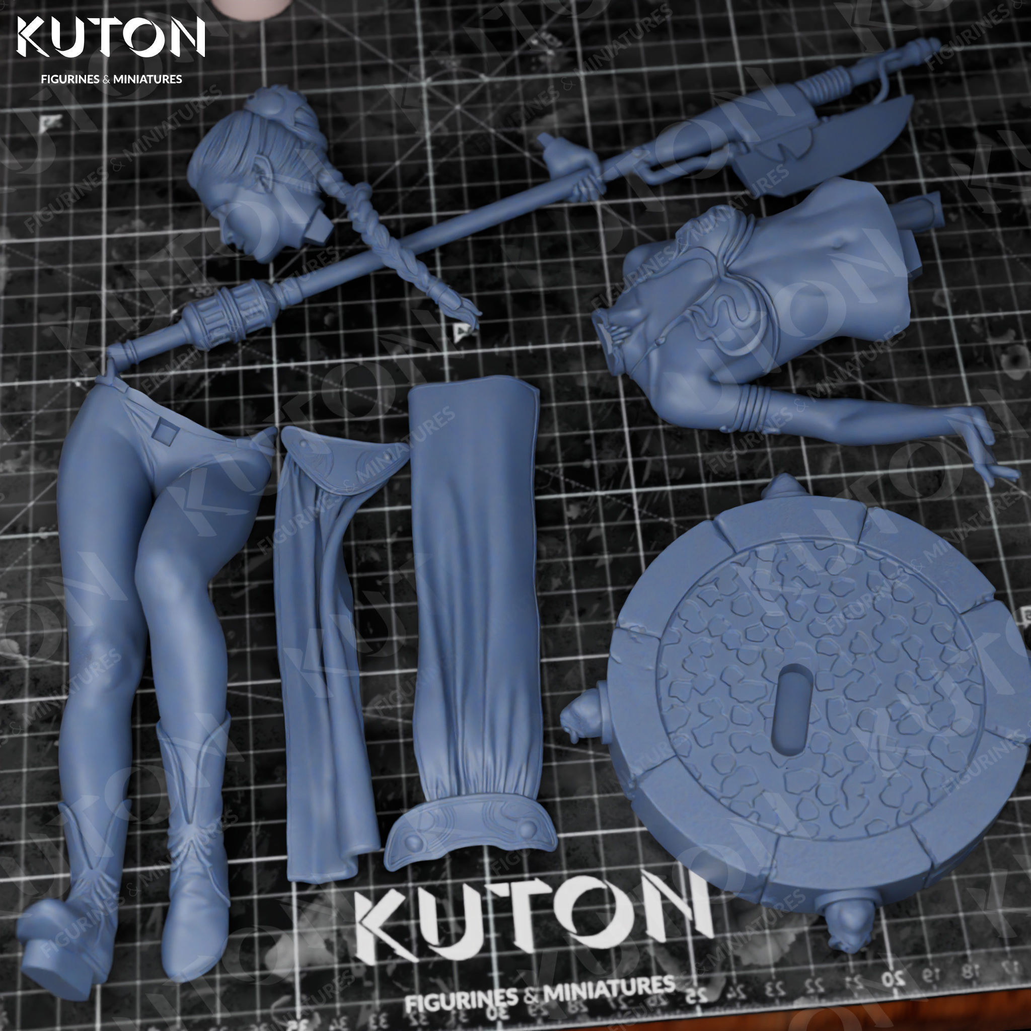 Princess Leia 3D print model_13