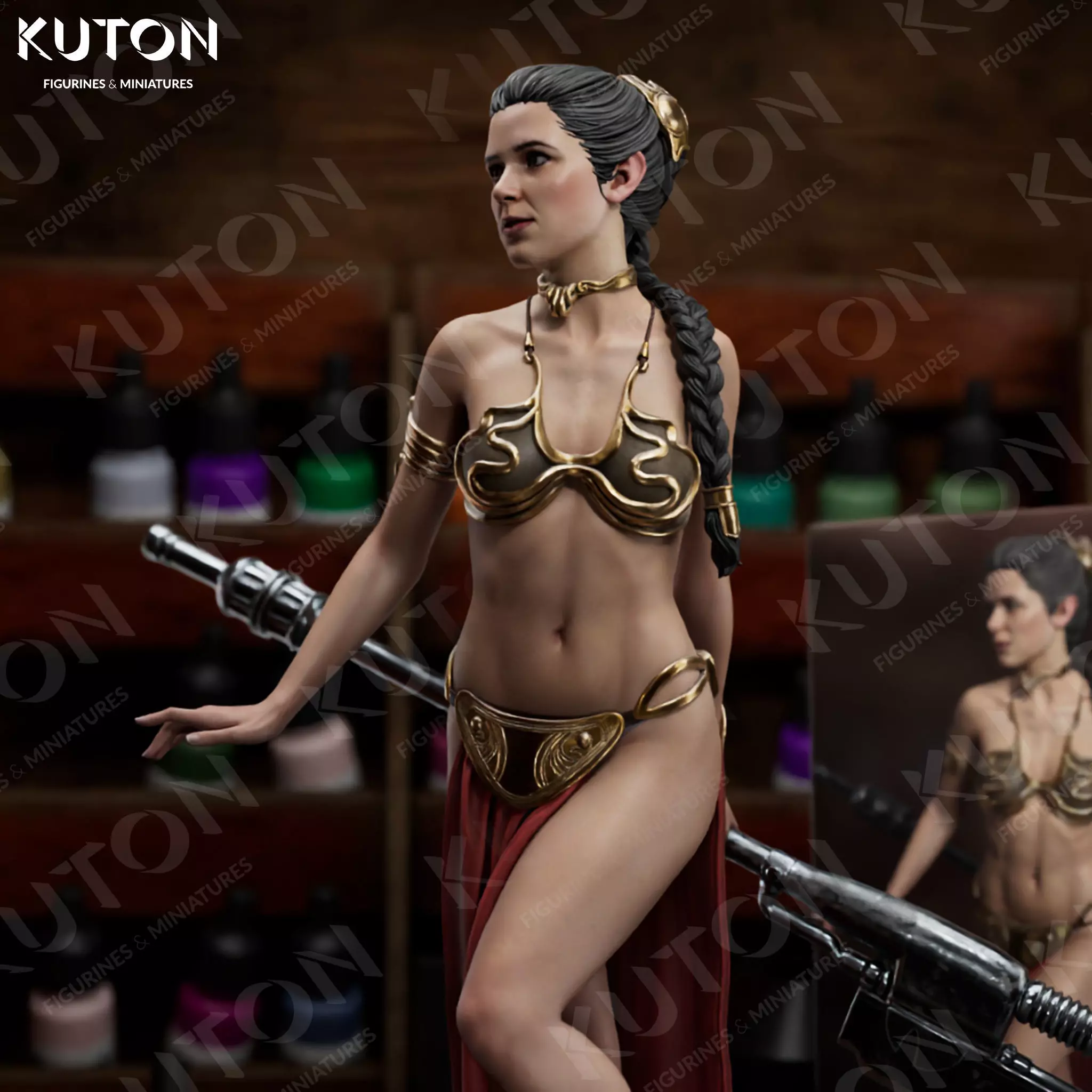 Princess Leia 3D print model_0