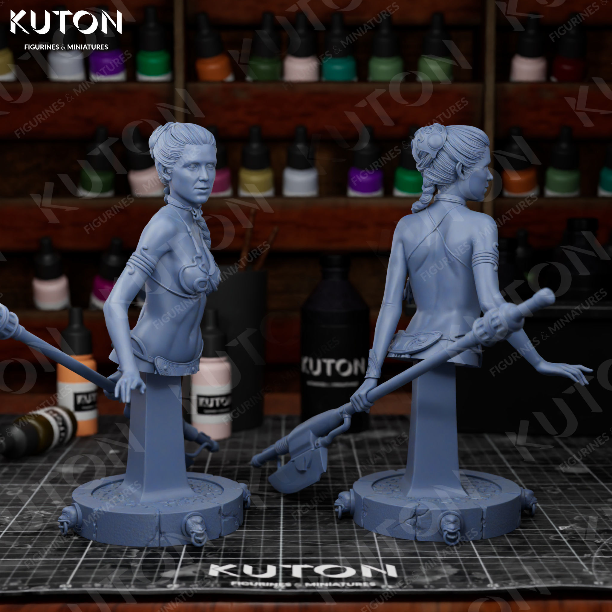 Princess Leia 3D print model_11