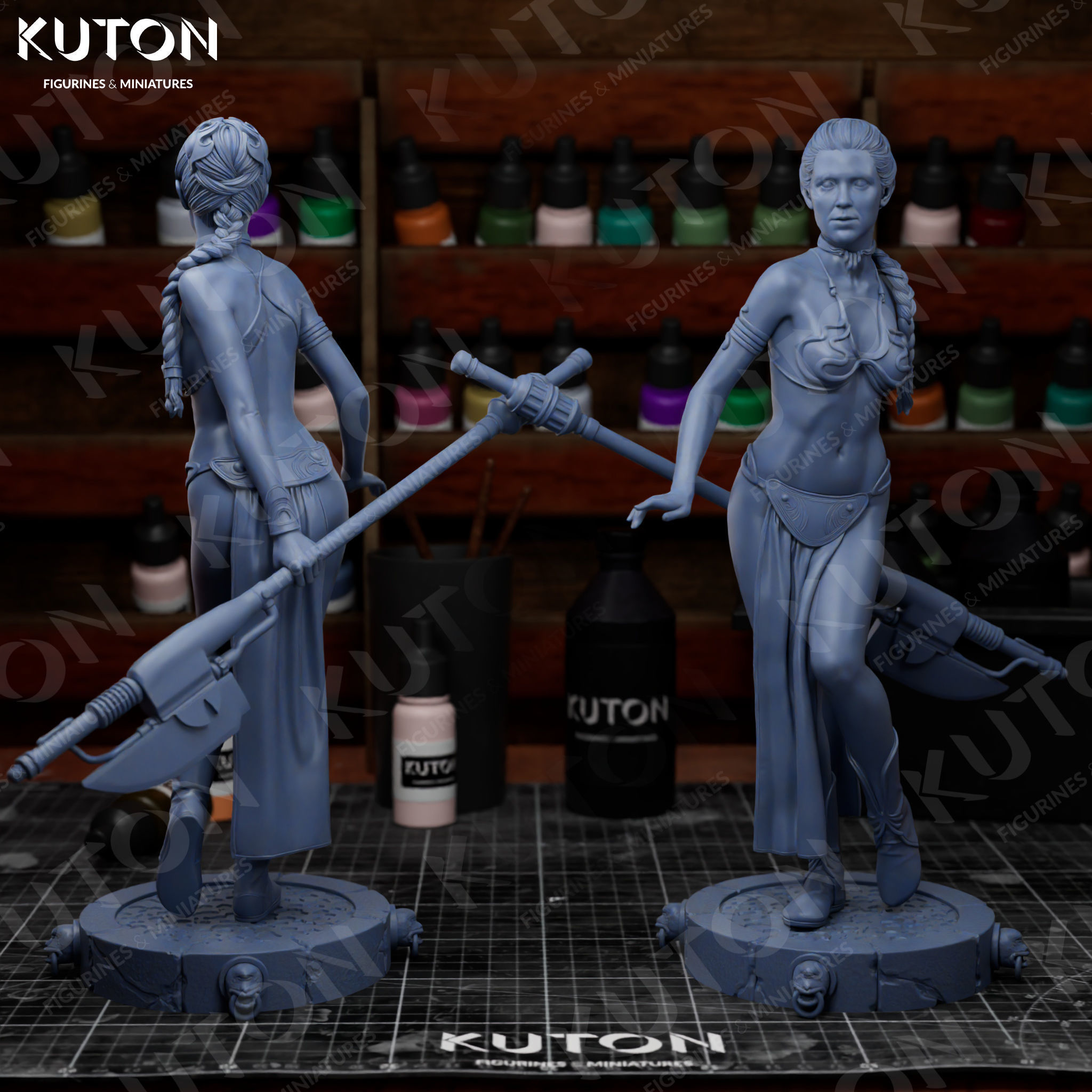 Princess Leia 3D print model_9