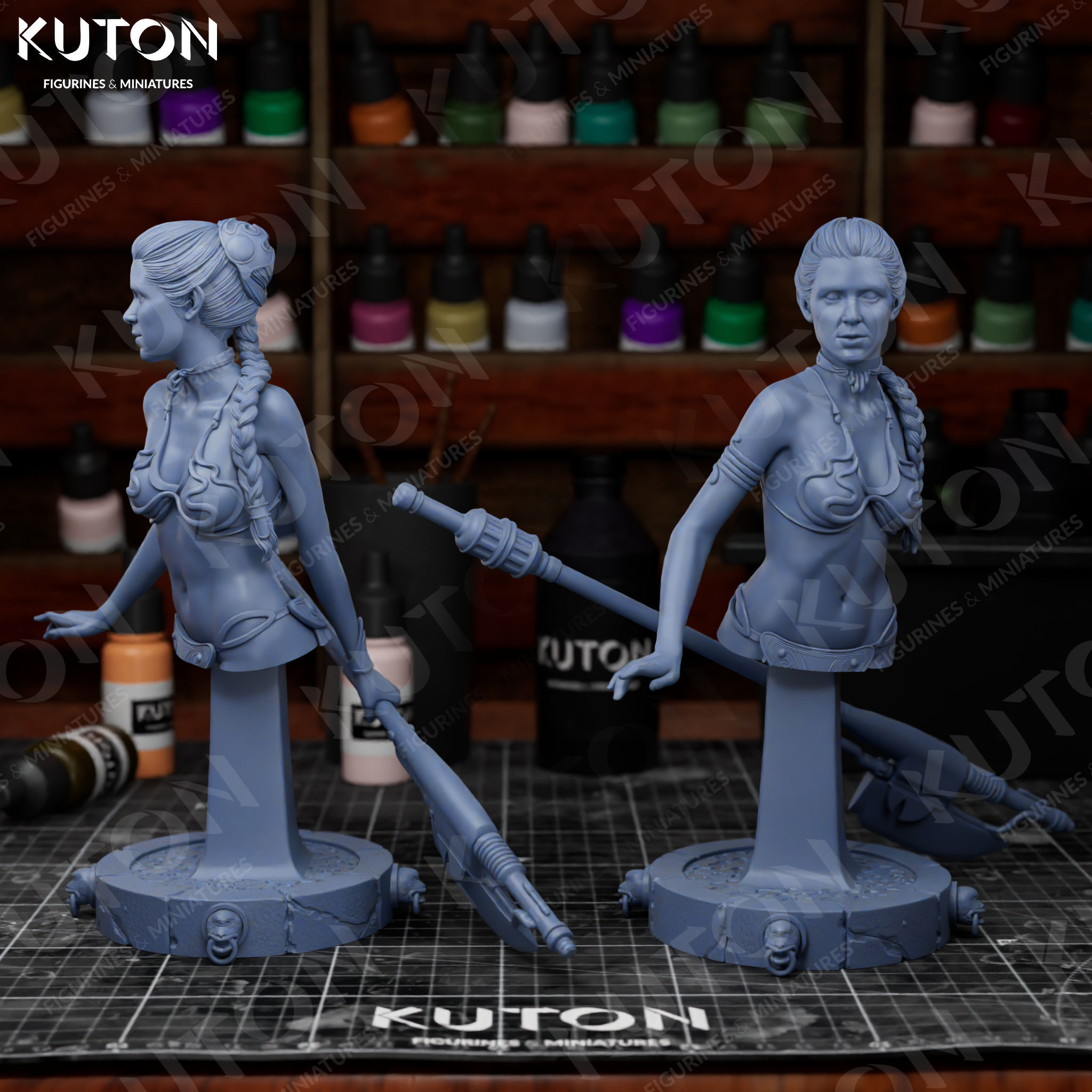 Princess Leia 3D print model_10