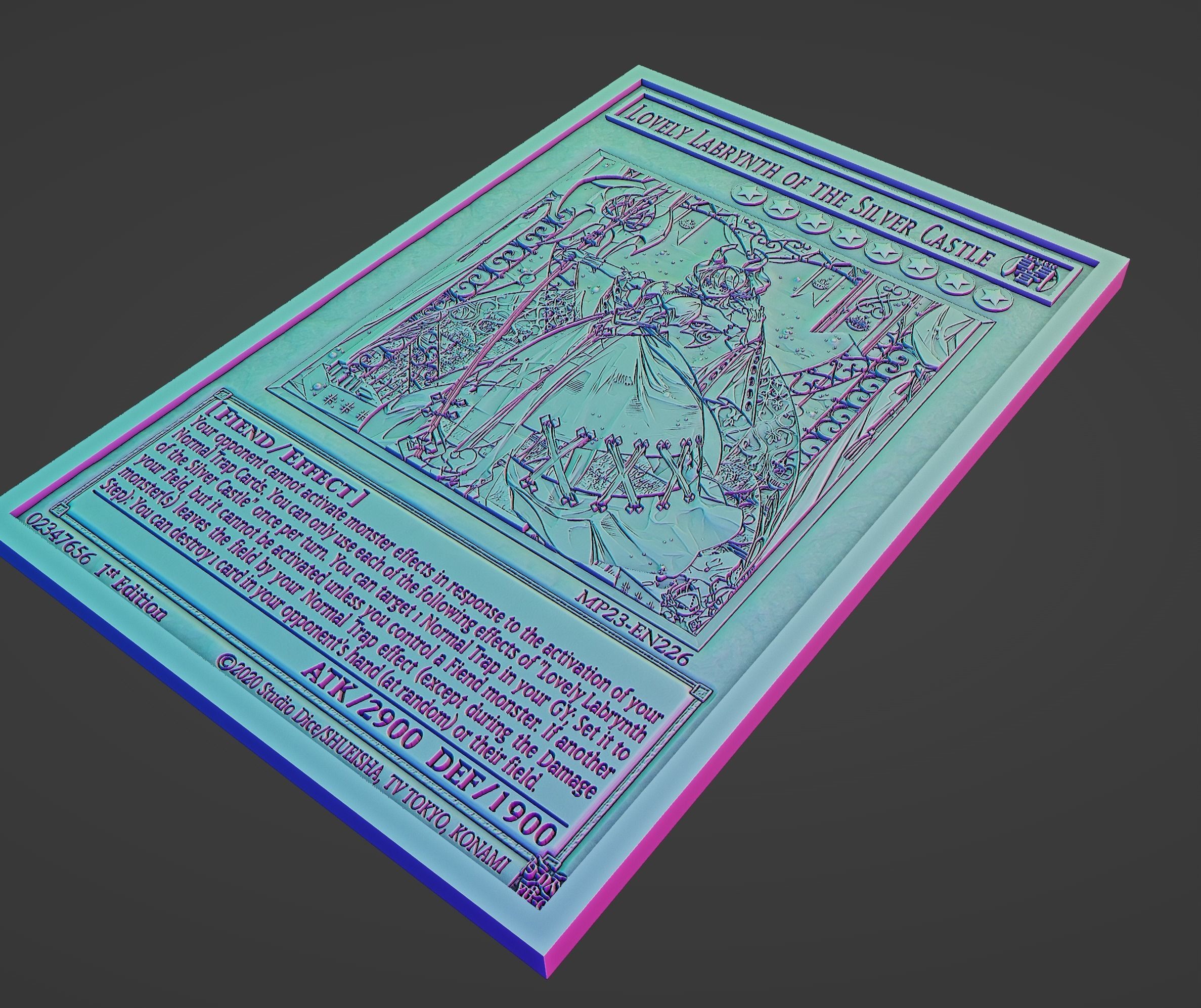 Lovely Labrynth of the Silver Castle - yugioh 3D model 3D printable |  CGTrader