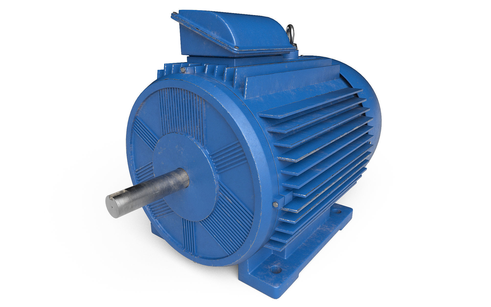 Electric motor 3D model_2
