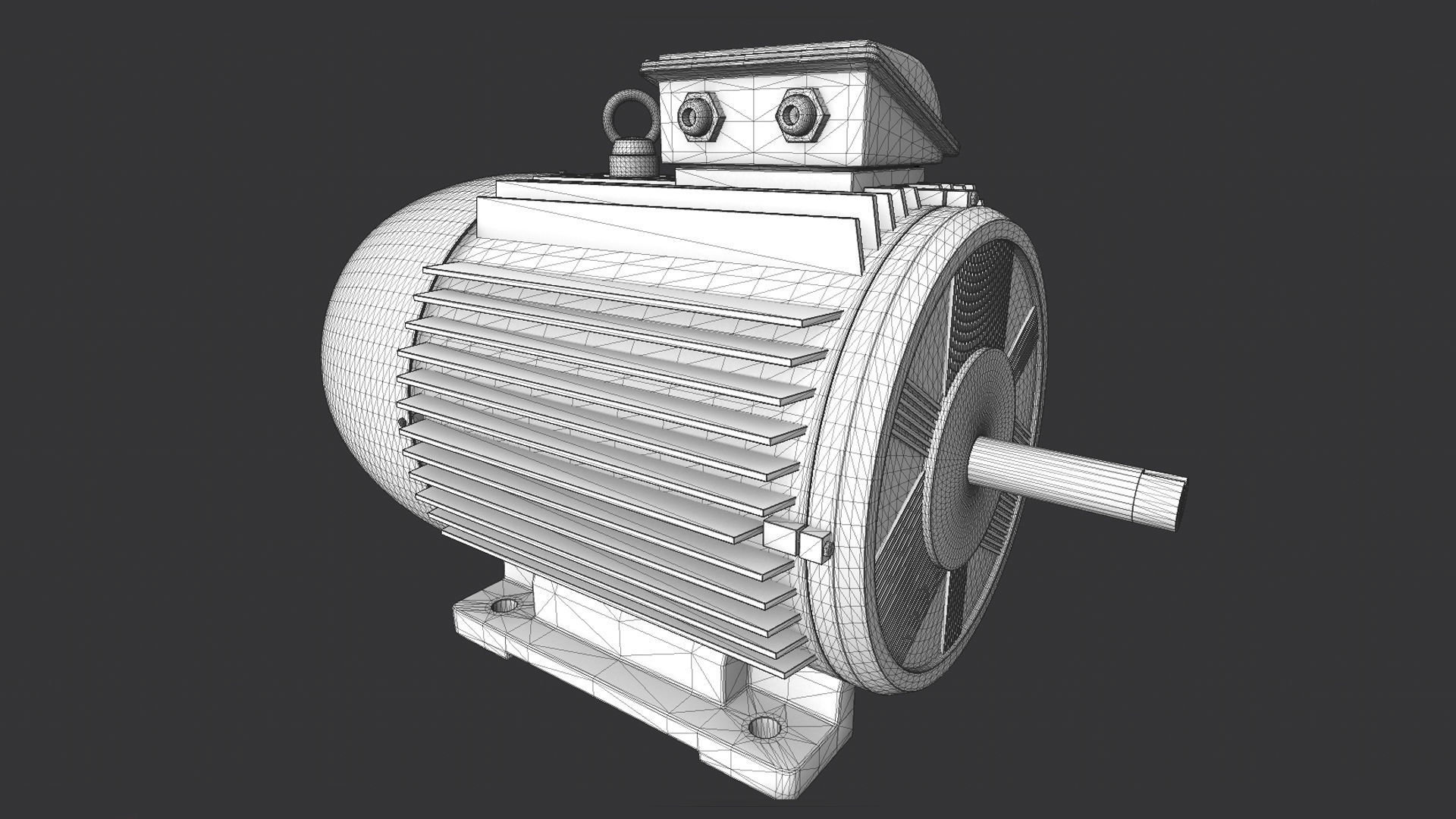 Electric motor 3D model_9