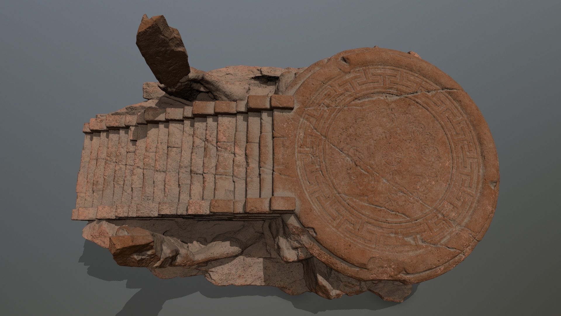 temple Low-poly 3D model_13