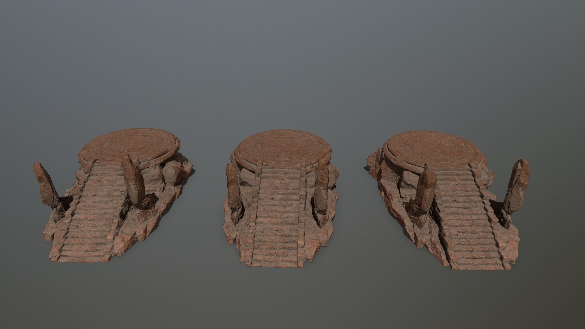 temple Low-poly 3D model_15