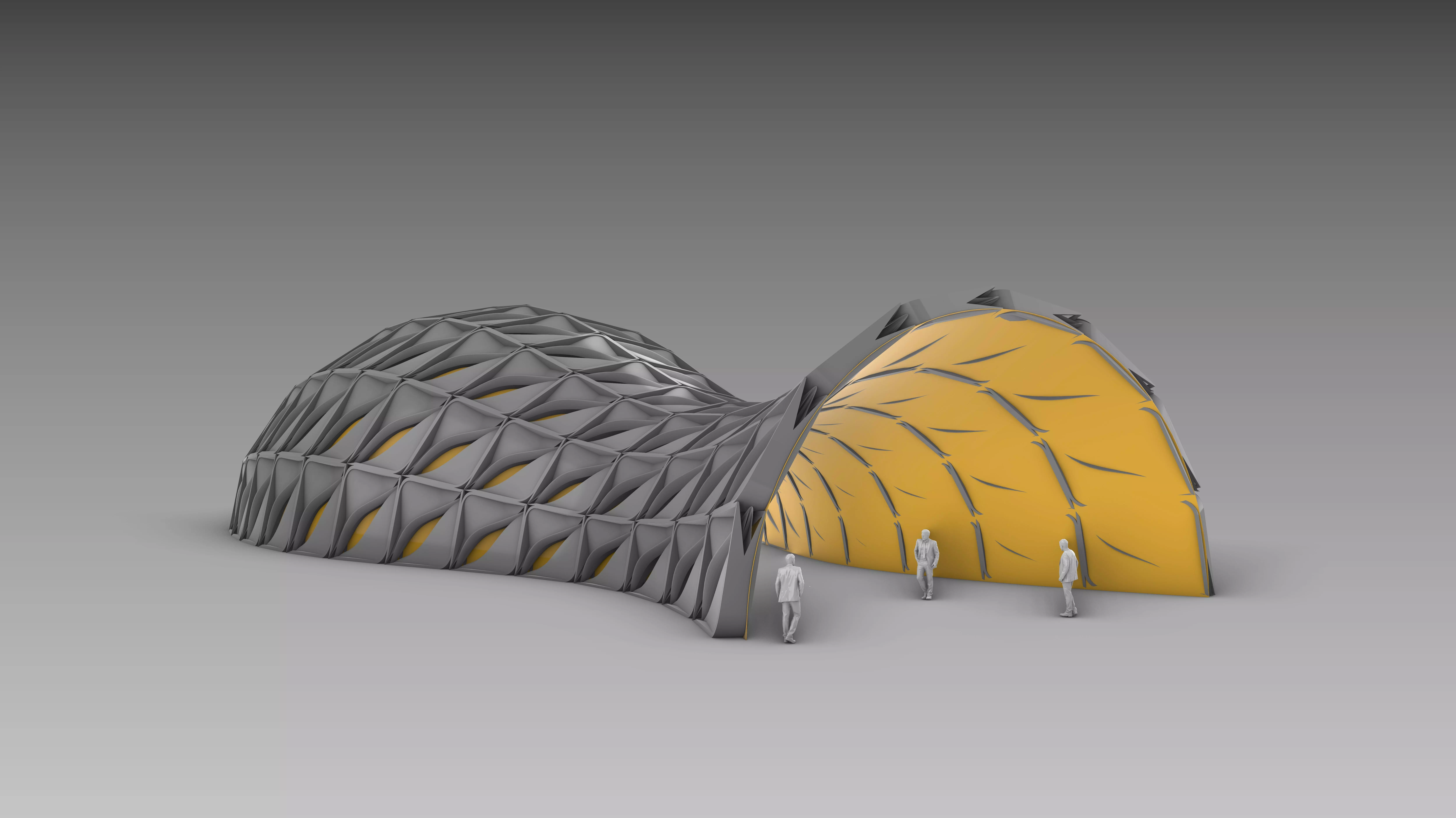 Parametric pavilion 3d model 3D model_0
