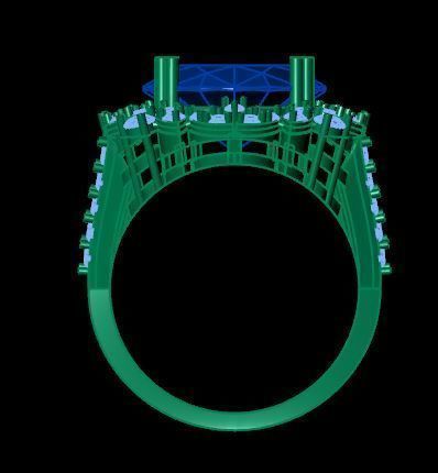 ruby wedding ring 3D print model_9