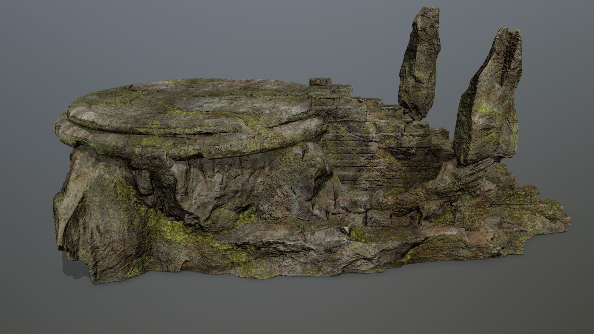 temple Low-poly 3D model_12