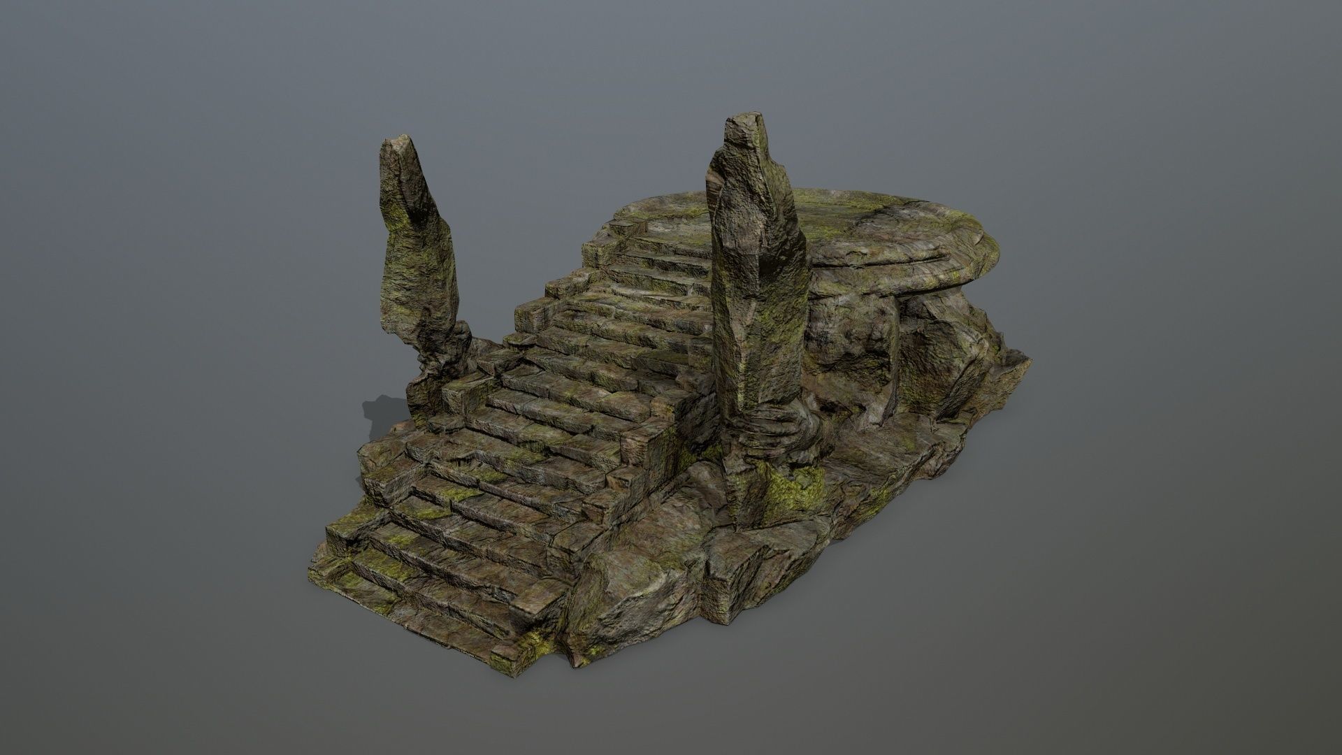 temple Low-poly 3D model_10