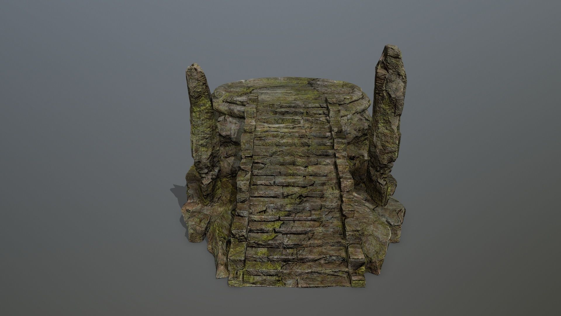 temple Low-poly 3D model_11