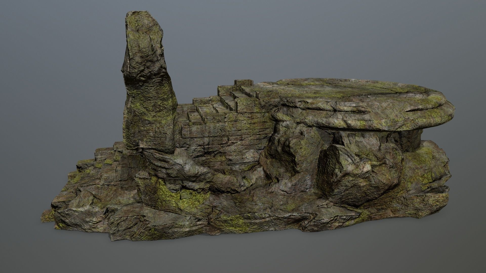 temple Low-poly 3D model_13