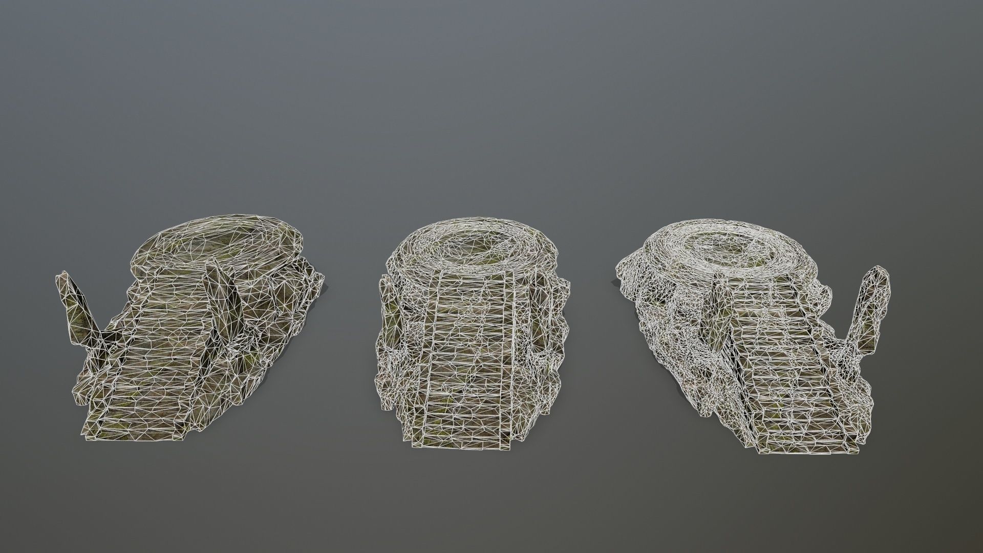 temple Low-poly 3D model_16