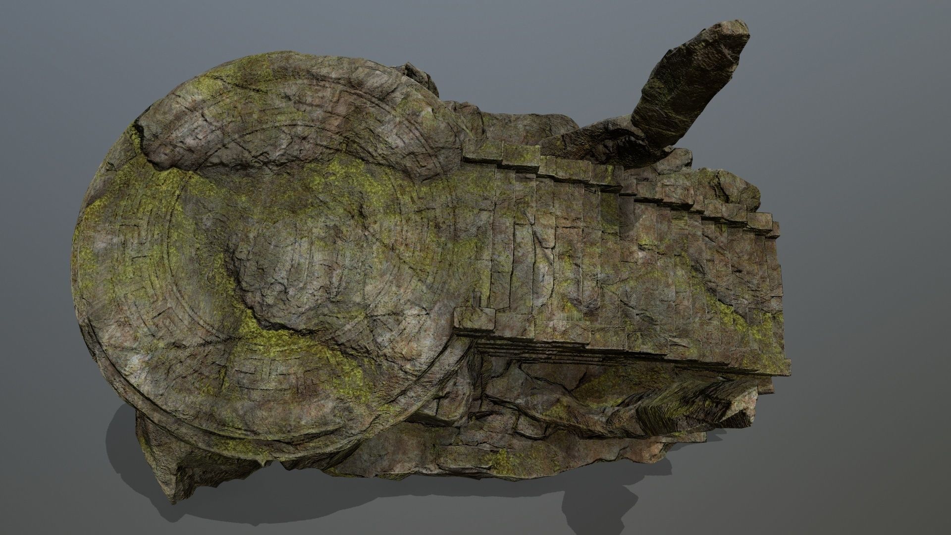 temple Low-poly 3D model_14