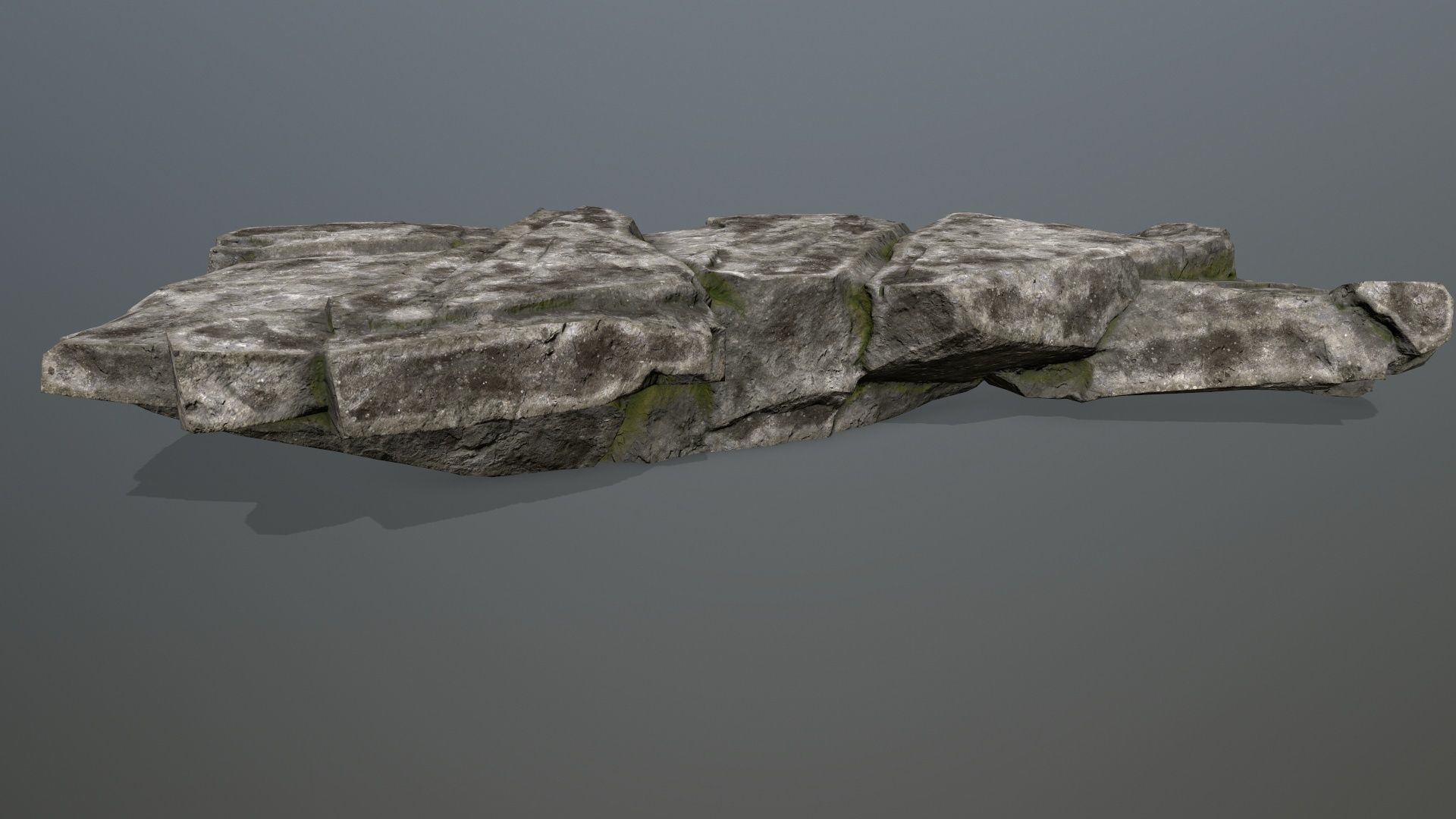 rocks Low-poly 3D model_5