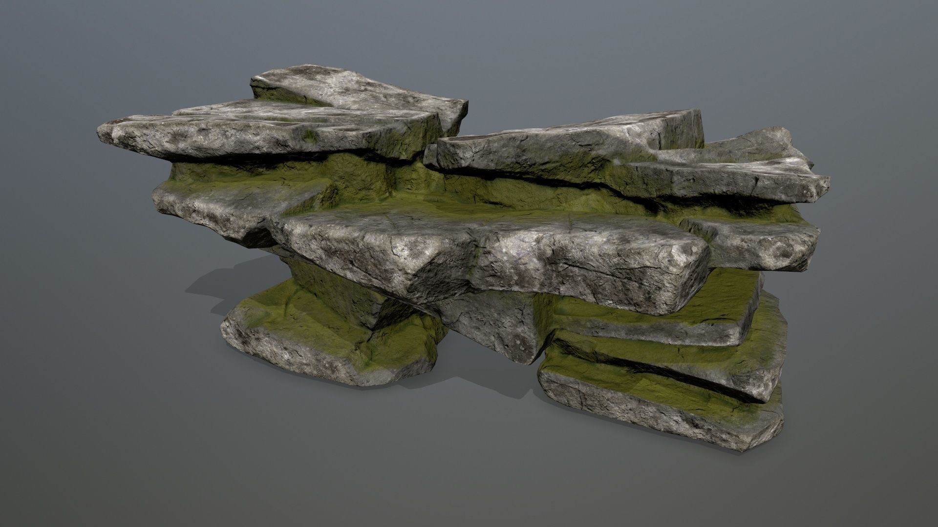 rocks Low-poly 3D model_7