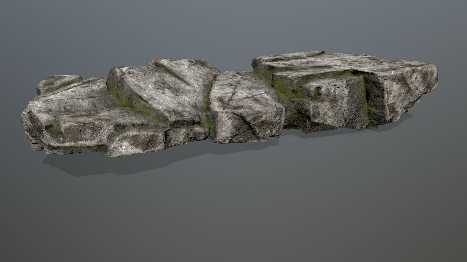 rocks Low-poly 3D model_6