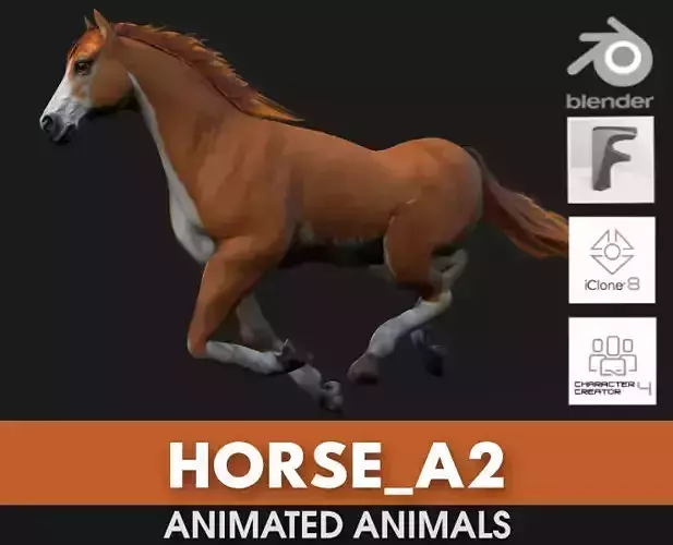 Horse A2 3D model