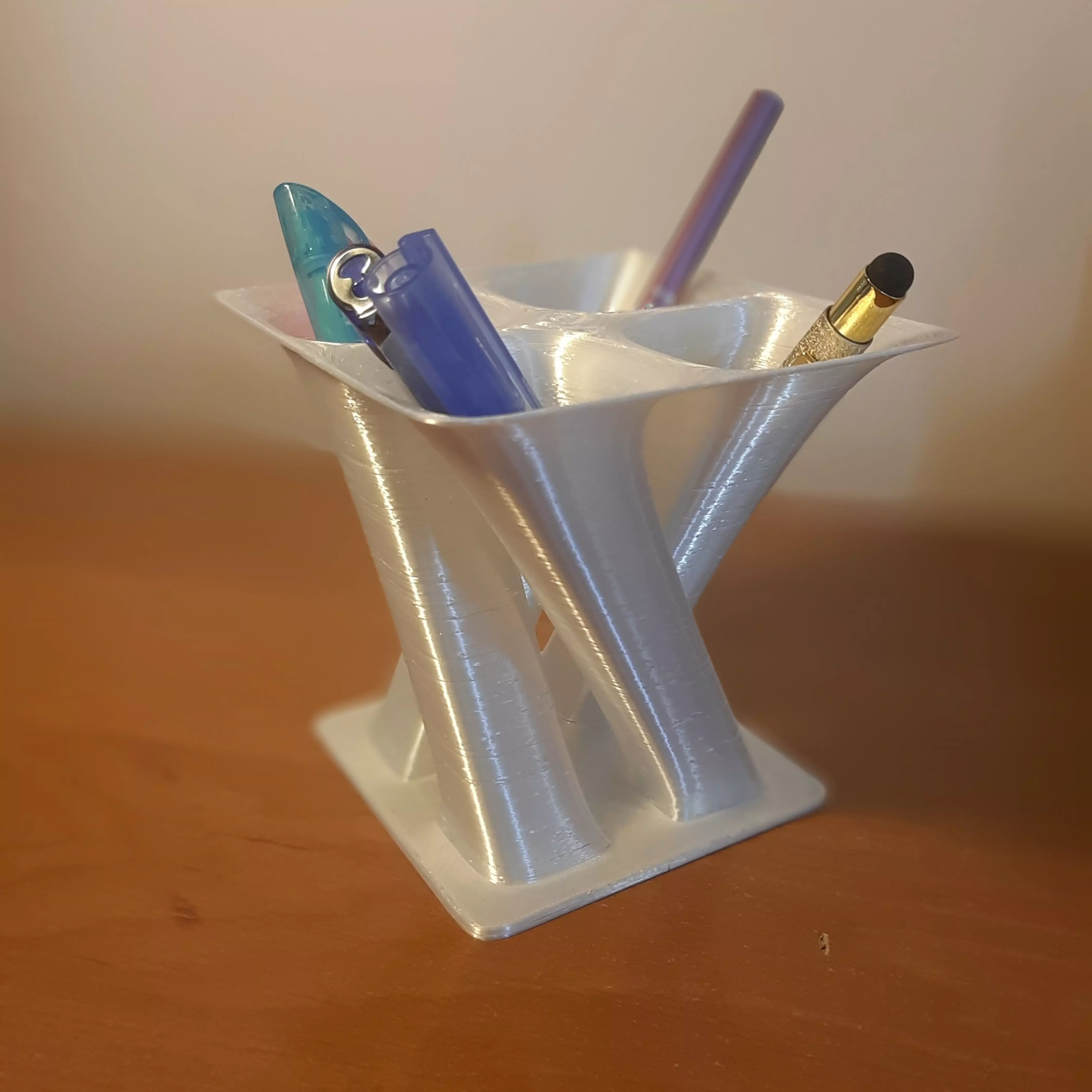 4in1 Pen Holder Free 3D print model_0