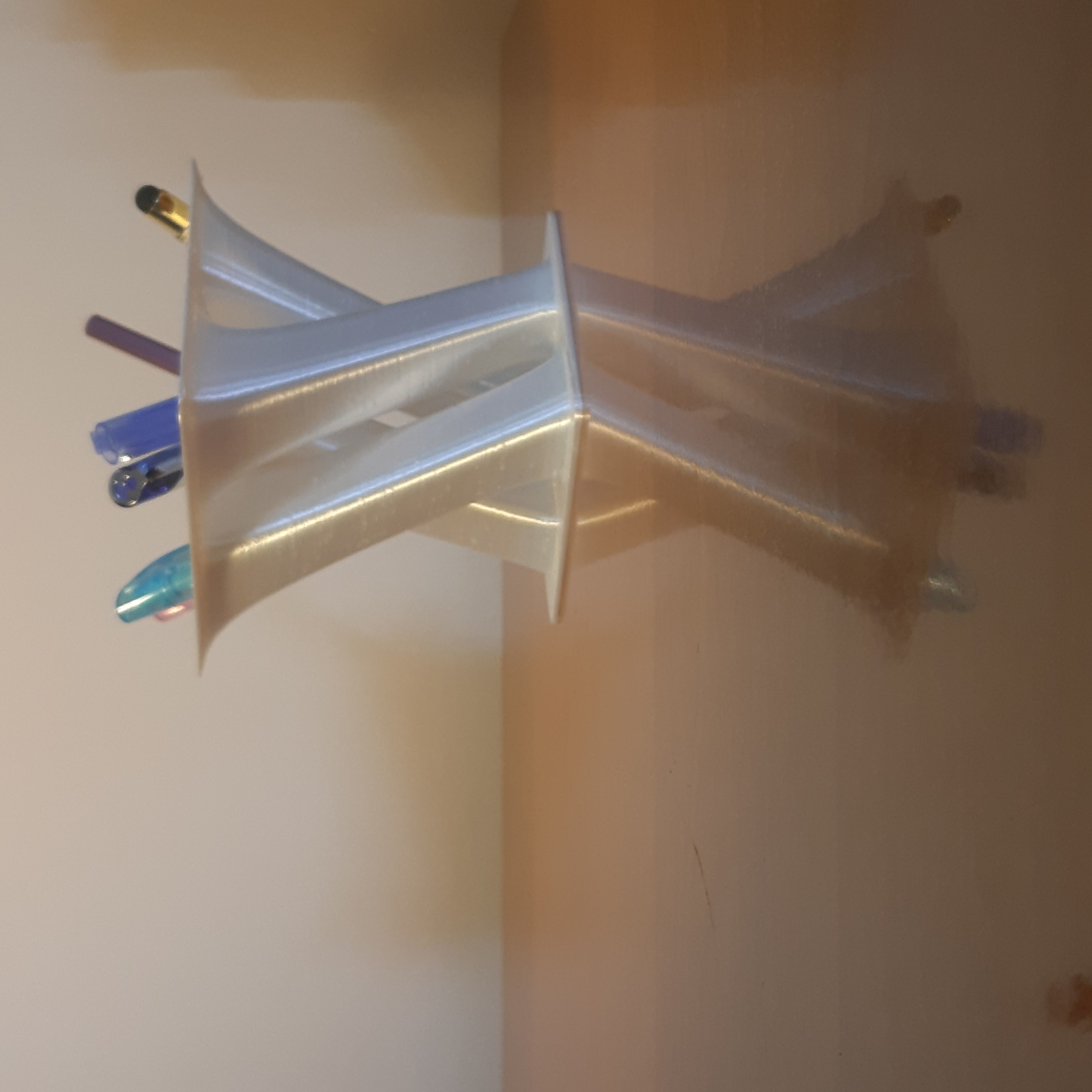 4in1 Pen Holder Free 3D print model_1