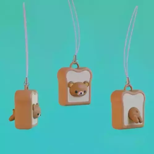 Rilakkuma bread charm