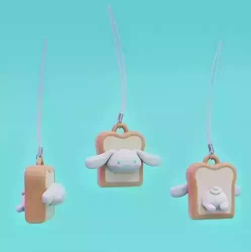 Cinnamoroll bread charm