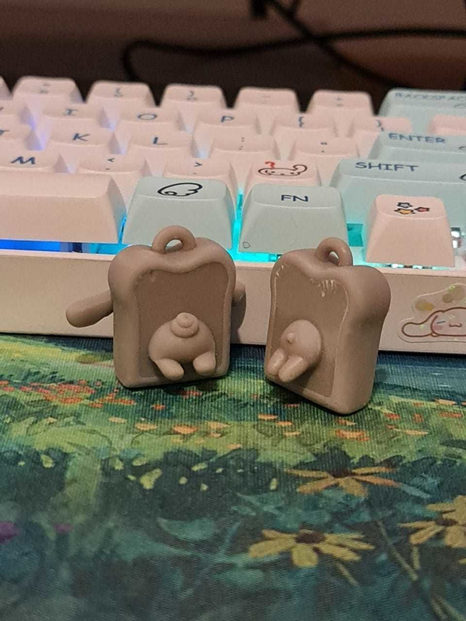 Cinnamoroll bread charm 3D print model_2