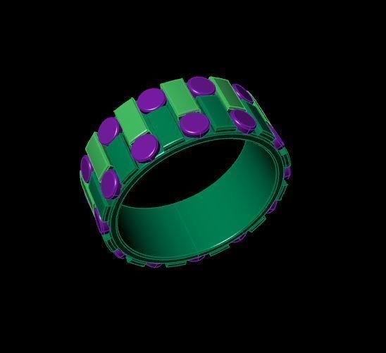 Rings 3D print model_2