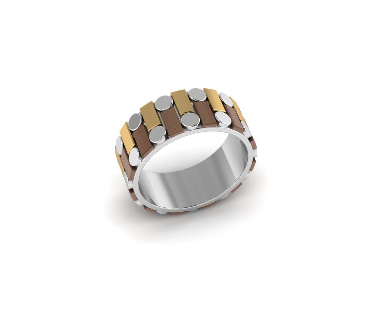 Rings 3D print model_1