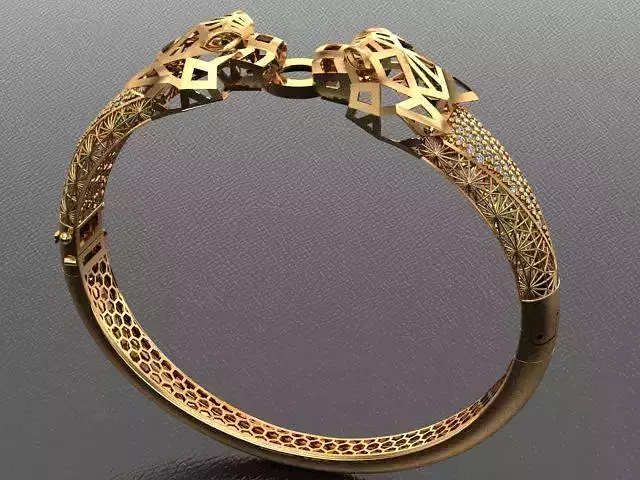 Tiger turkish bracelet   3D print model