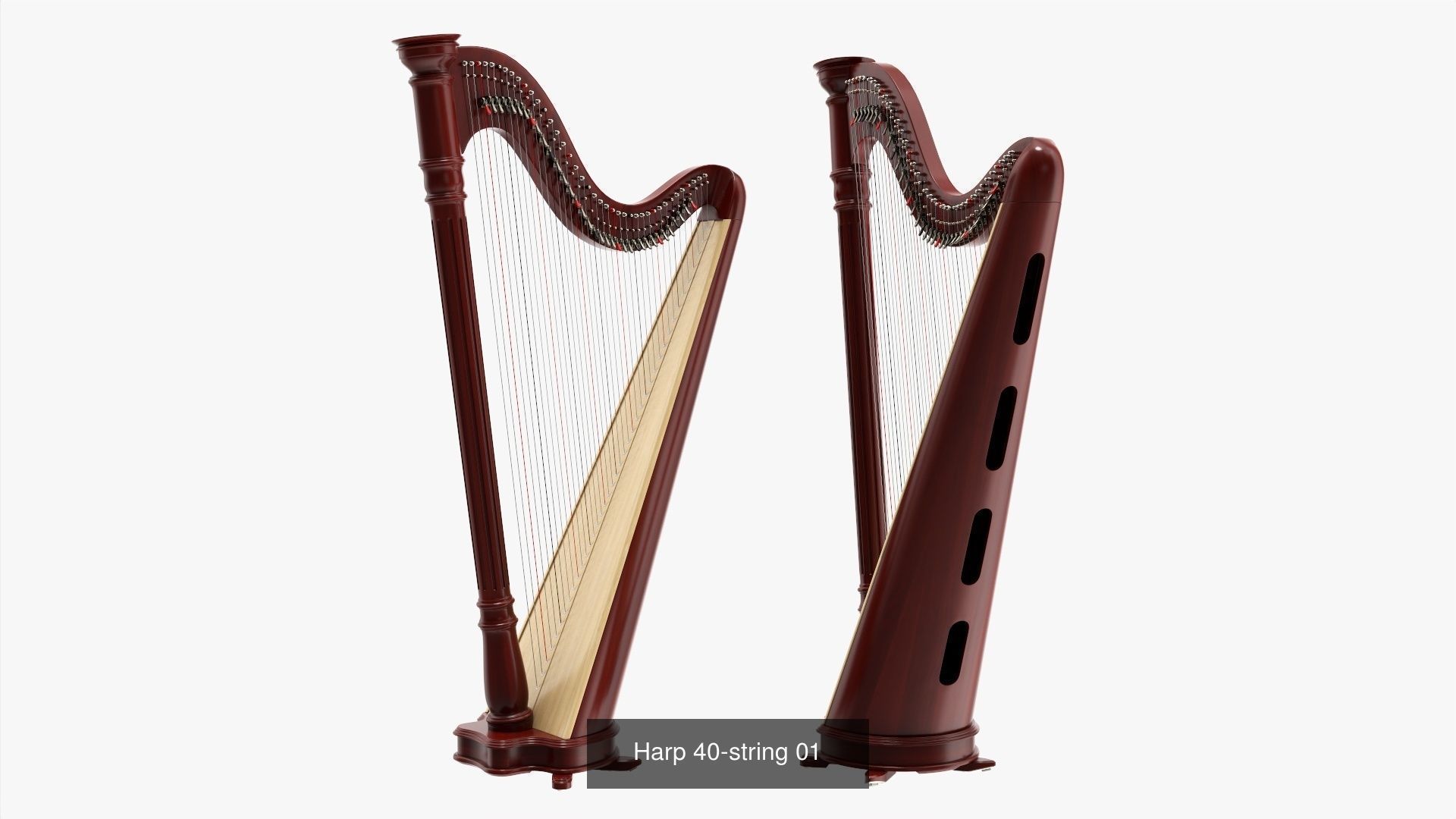 Musical Instrument Large Collection 01 - 36 PBR models _32