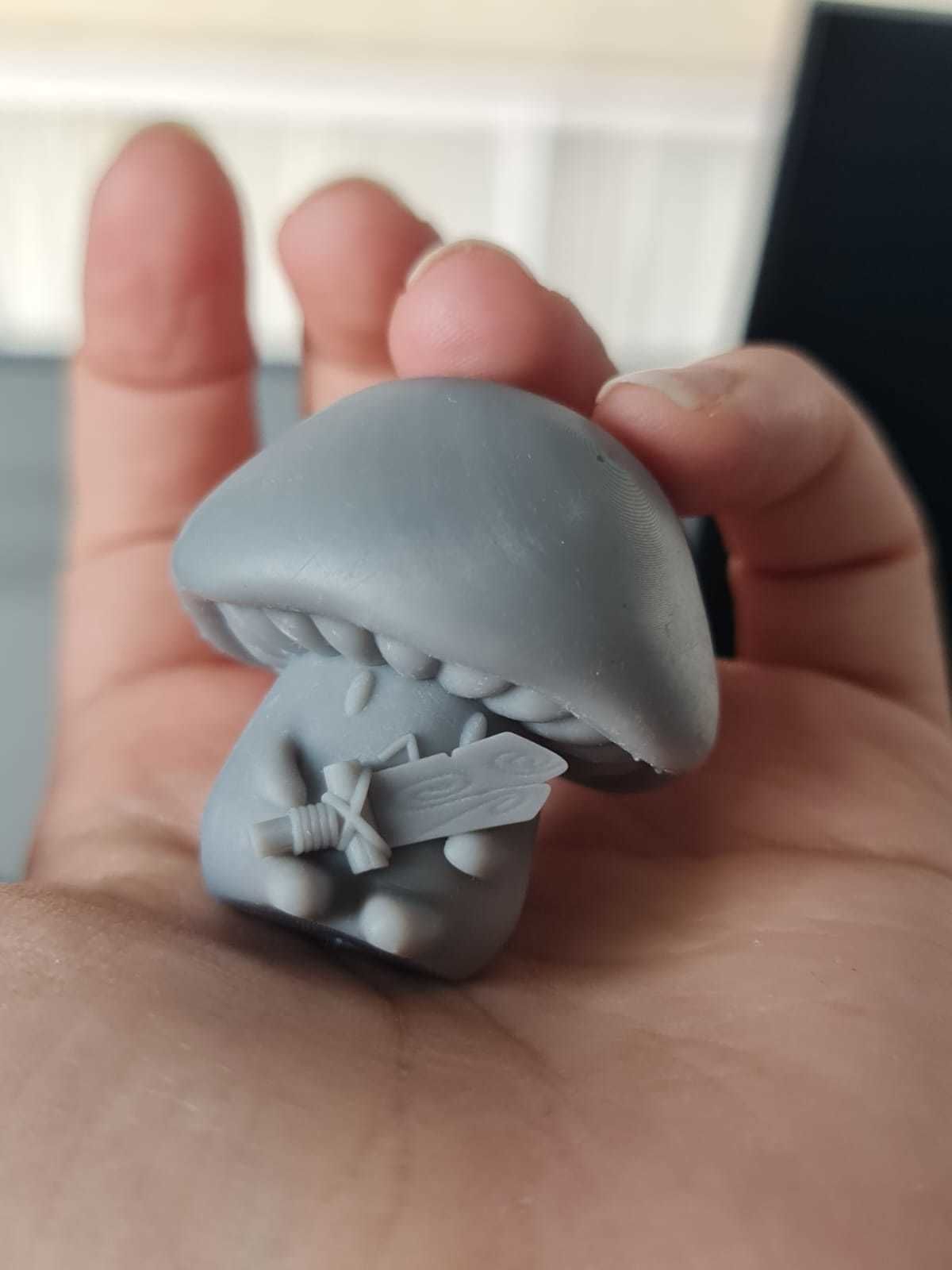 Mushroom dice guardian 3D print model_3