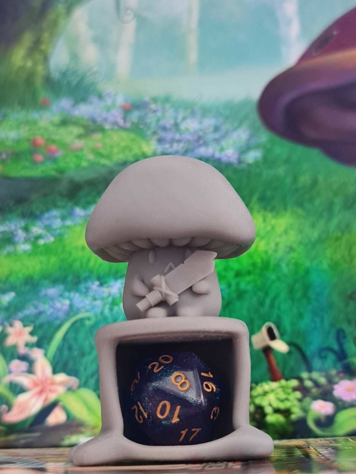Mushroom dice guardian 3D print model_4
