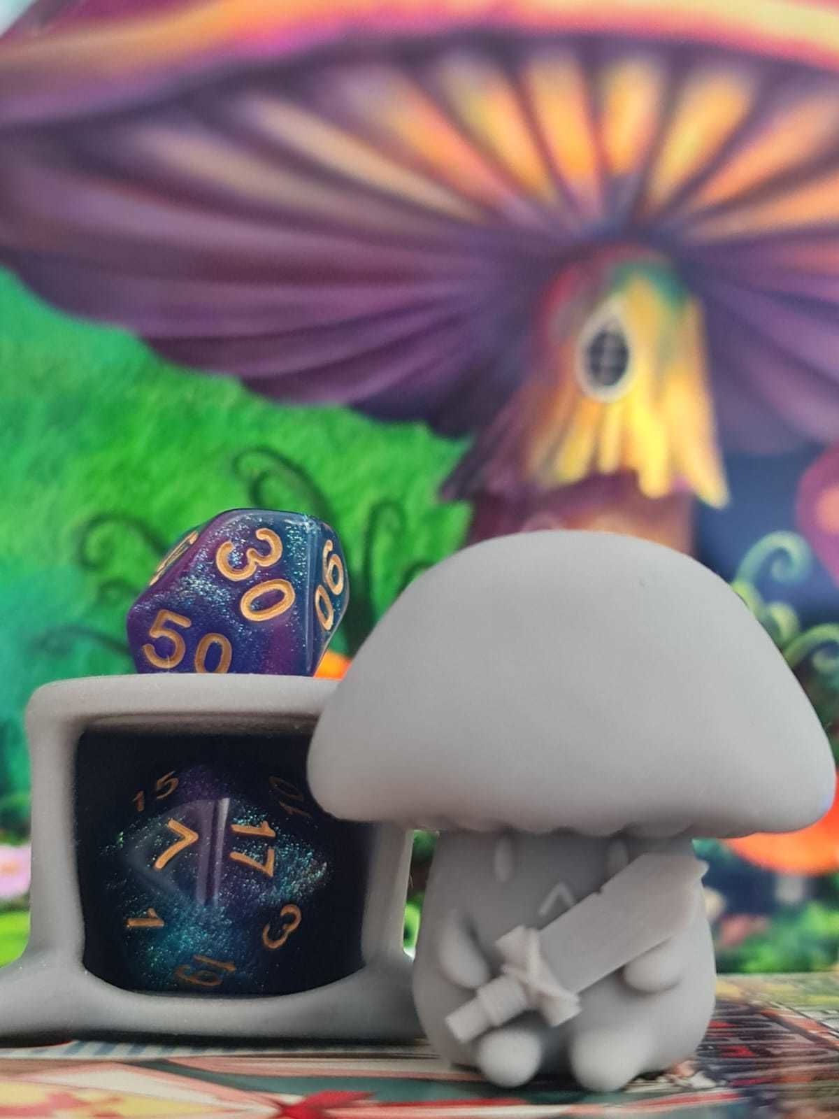 Mushroom dice guardian 3D print model_1