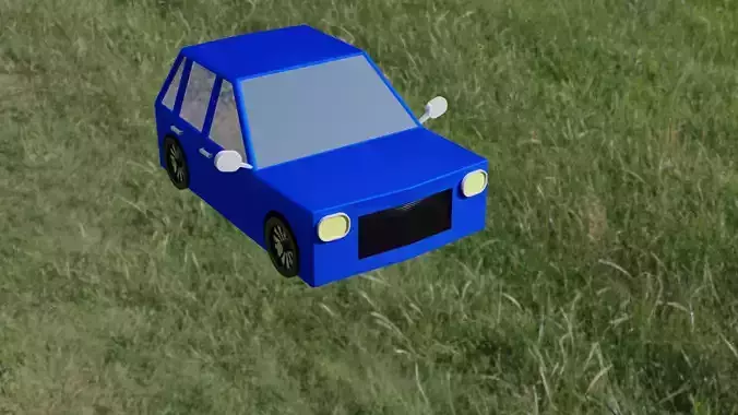 Low Poly Car Modeling 