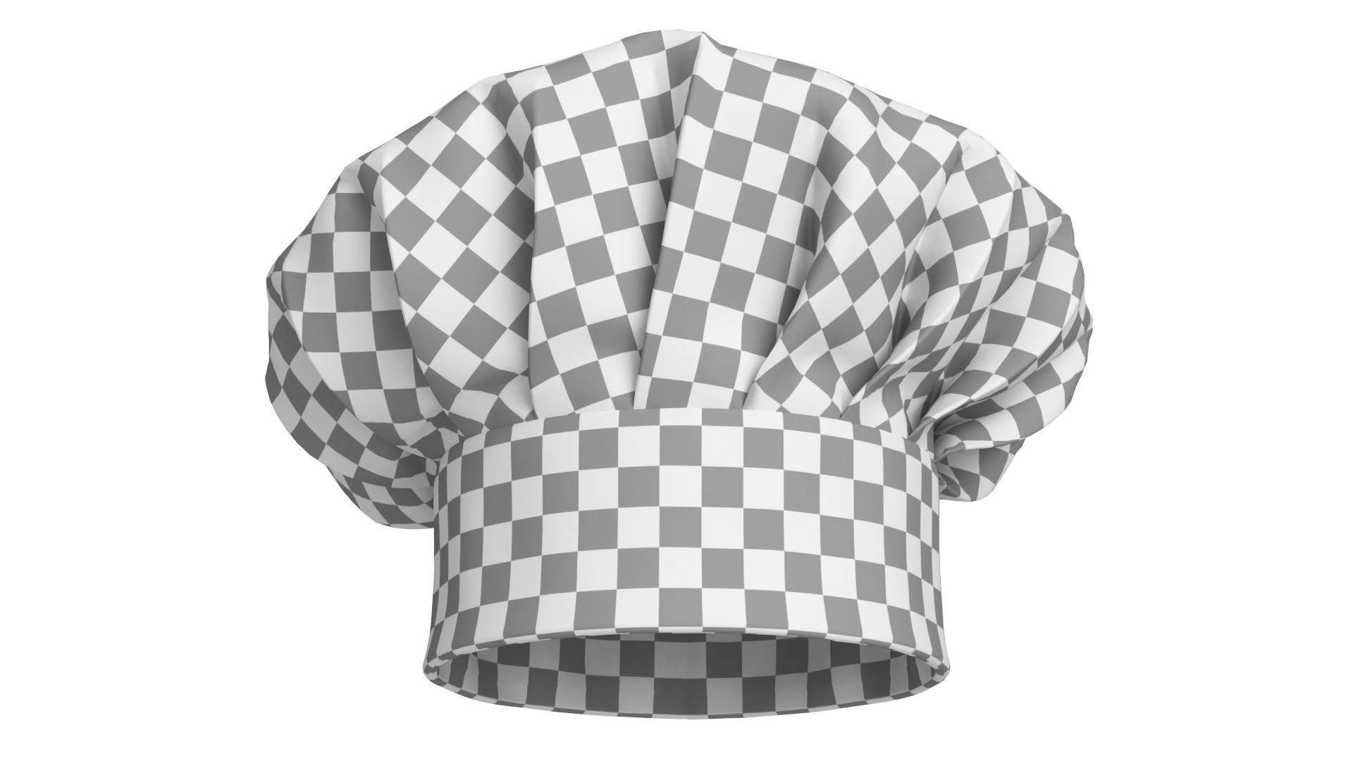 Chef Hat Collection 3D model_6