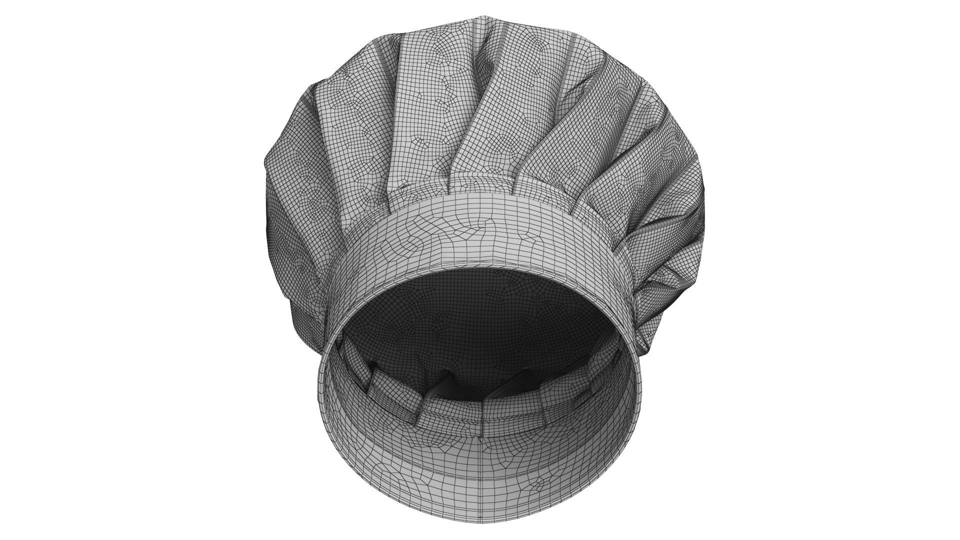 Chef Hat Collection 3D model_60