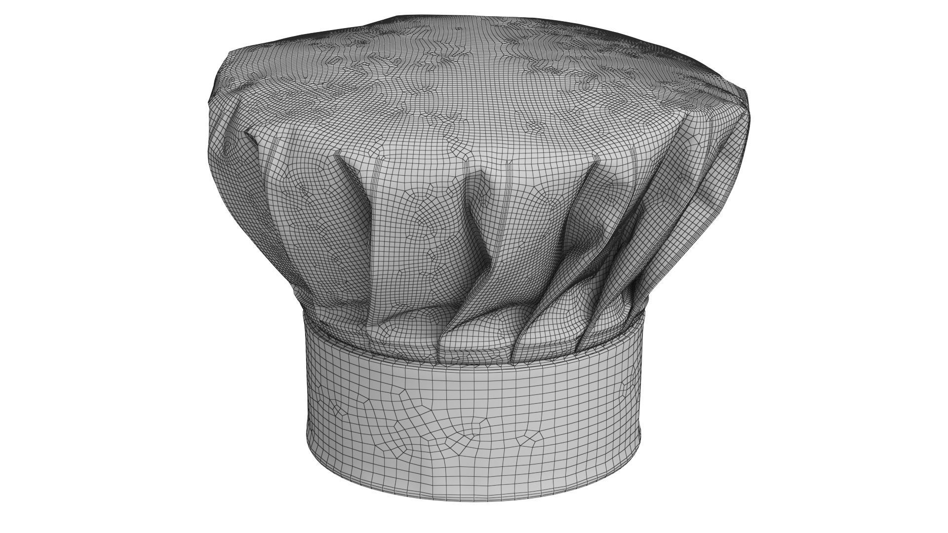 Chef Hat Collection 3D model_59