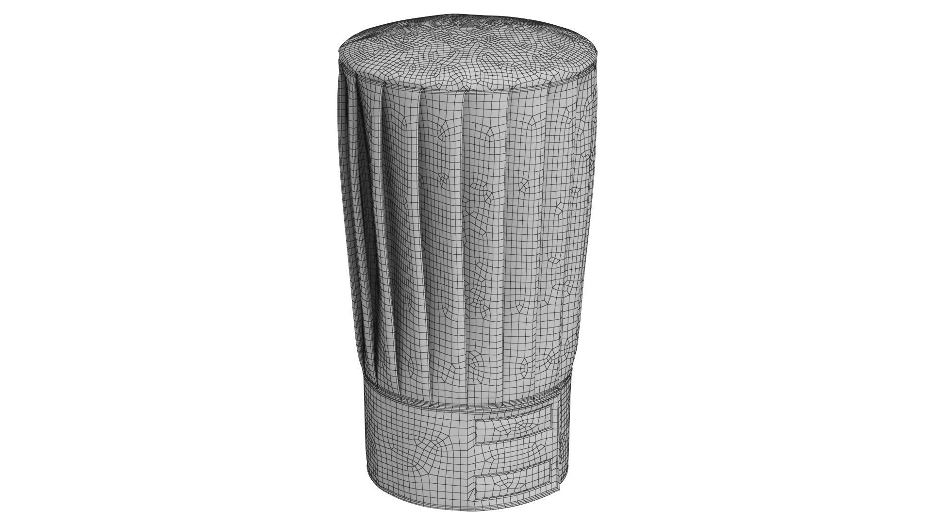 Chef Hat Collection 3D model_58
