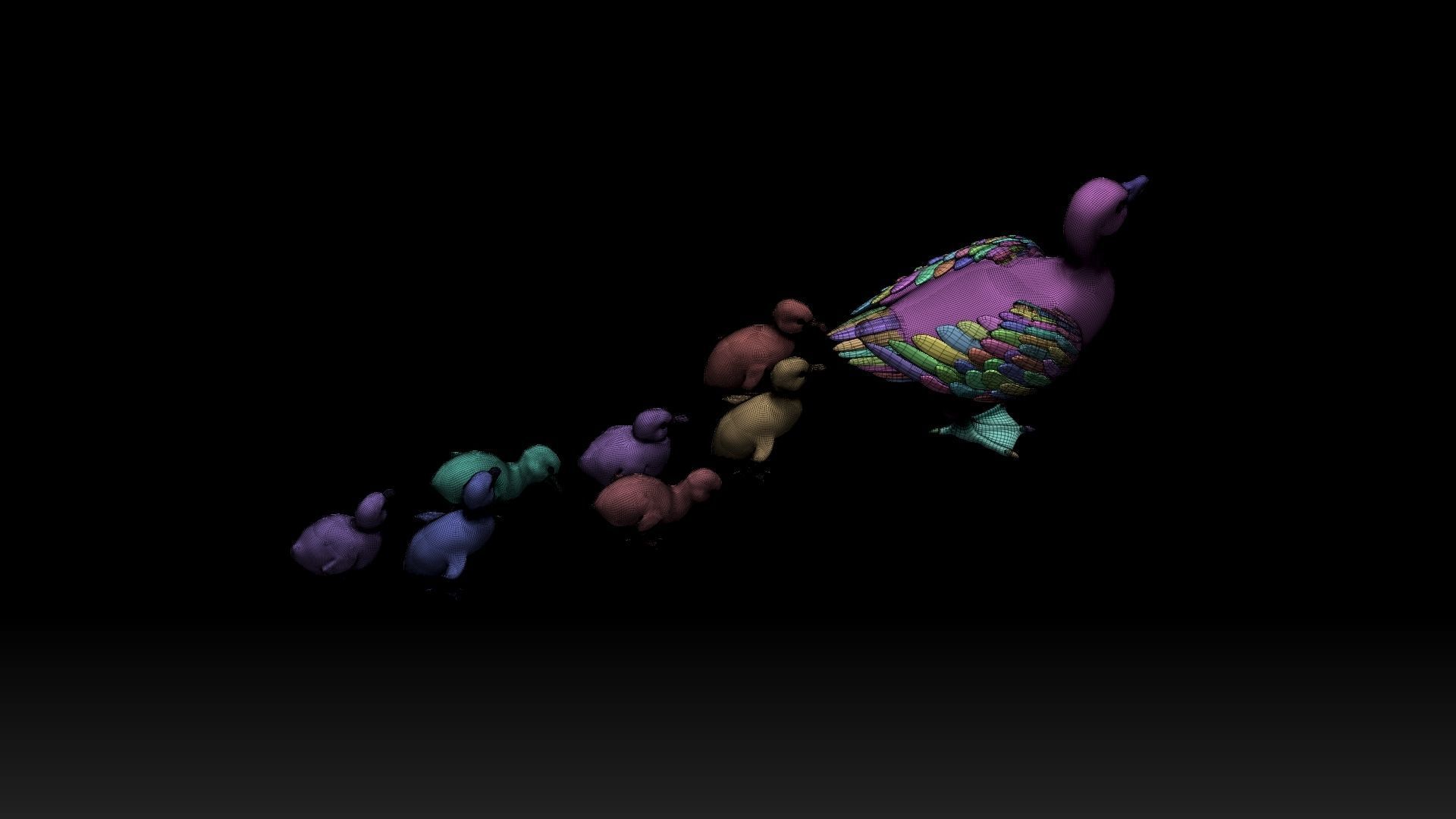 duckling duck 3D model_10