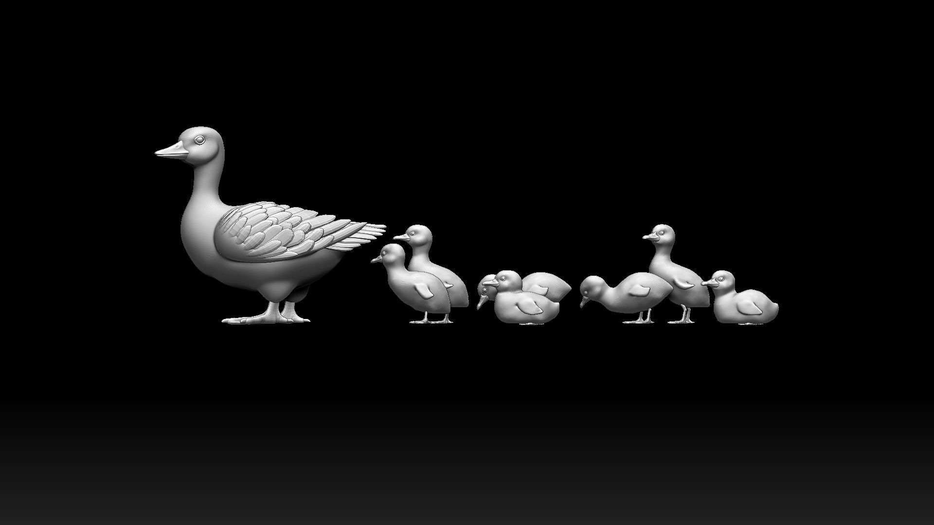 duckling duck 3D model_3