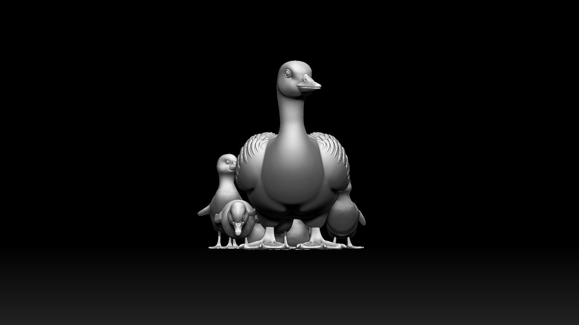 duckling duck 3D model_5