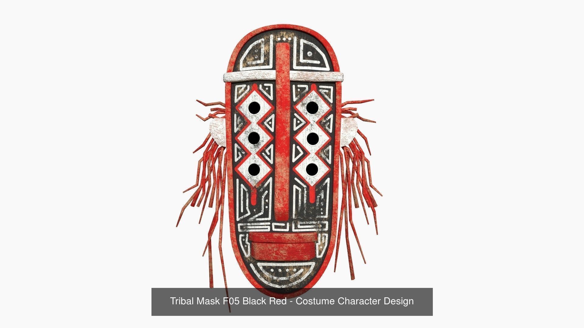 100 Tribal Masks Super Collection - Costume Character Design _115