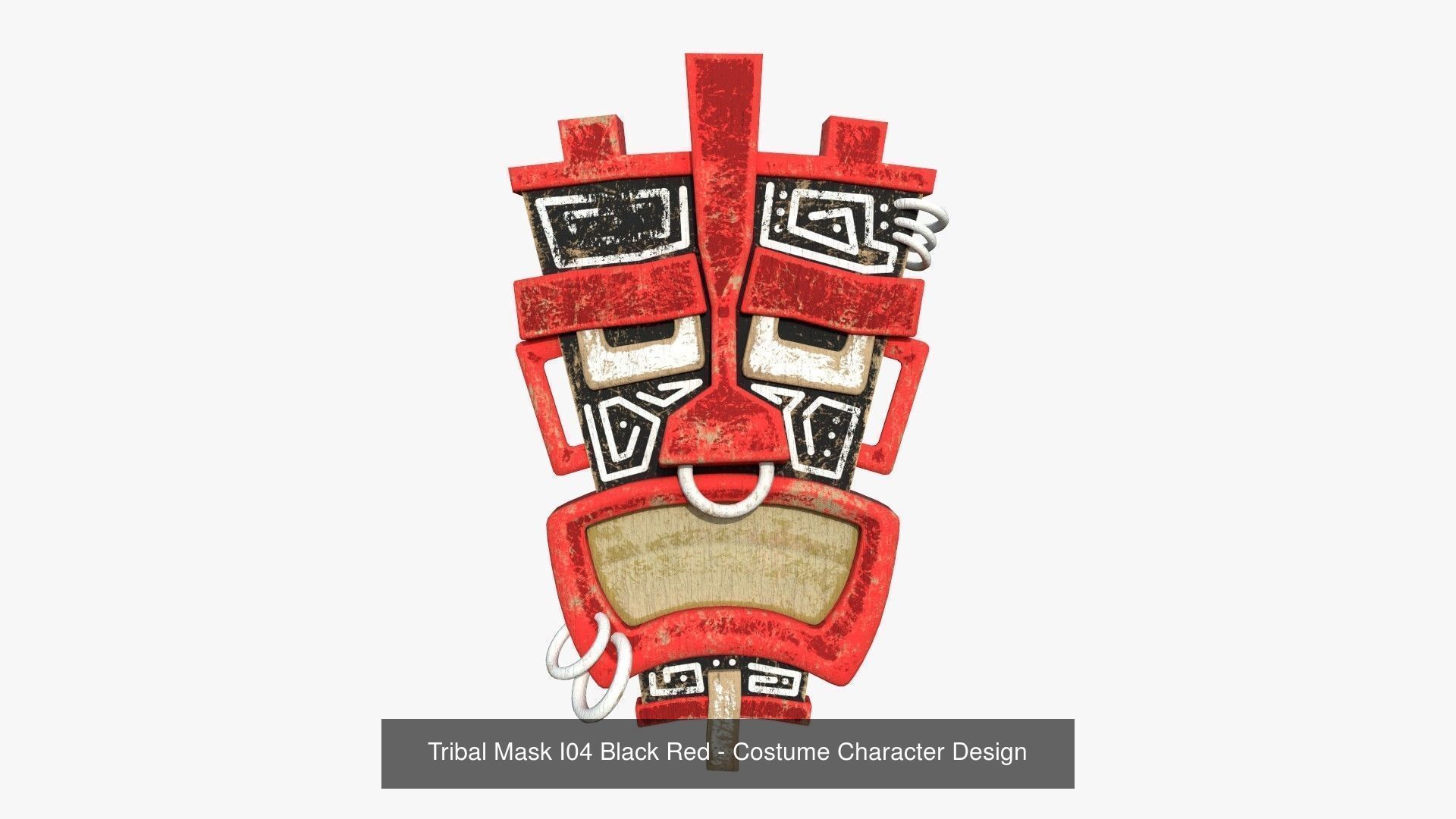 100 Tribal Masks Super Collection - Costume Character Design _173