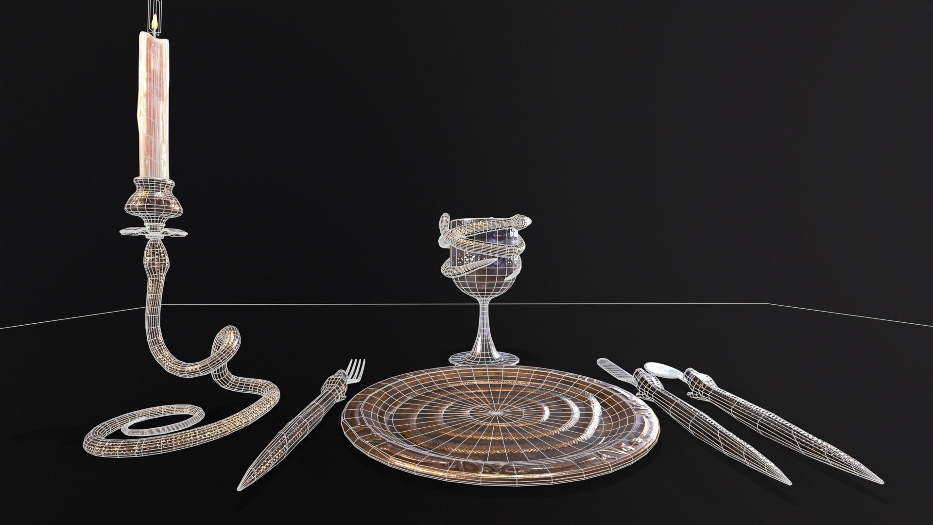 Snake King Set  3D Model Collection_13