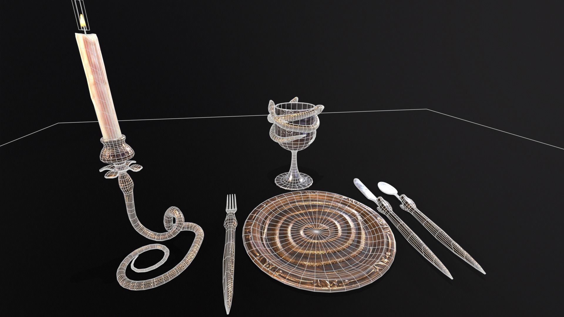 Snake King Set  3D Model Collection_17