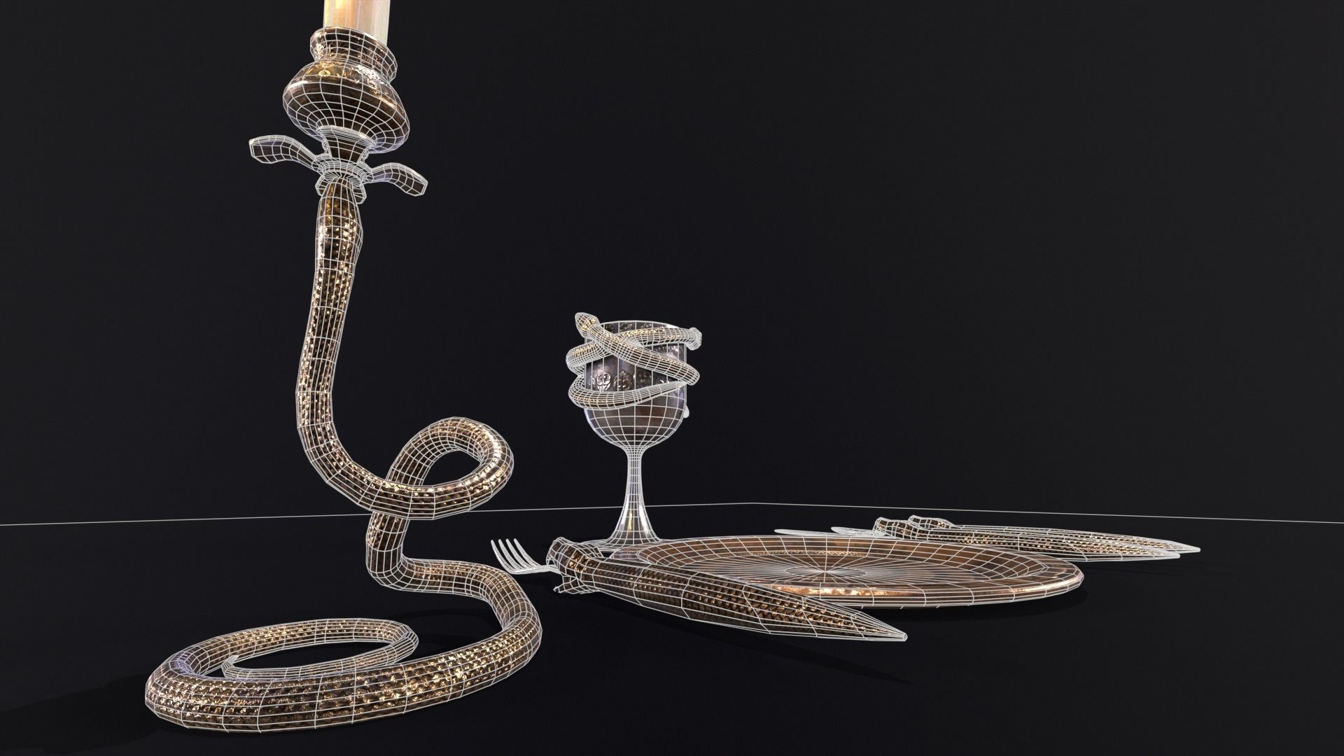 Snake King Set  3D Model Collection_22